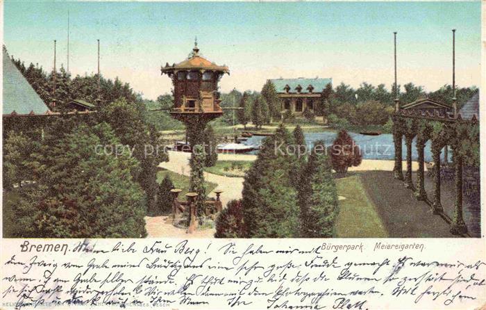 BREMEN CITY Buergerpark Meiereigarten