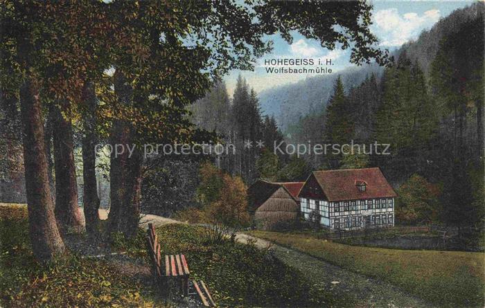 Hohegeiss Braunlage Harz Wolfsbachmuehle