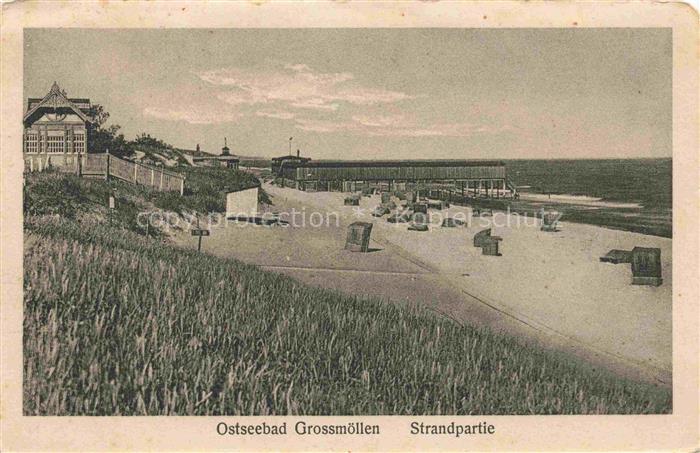 GROssMoeLLEN GROss-MoeLLEN Ostseebad Pommern Mielno PL Strandpartie