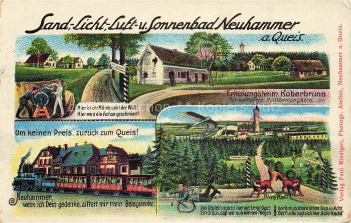 Neuhammer Queis Niederschlesien Swietoszow PL Erholungsheim Koberbrunn Eisenbahn