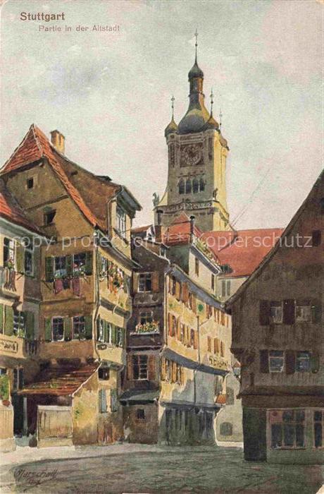 STUTTGART  CITY Partie in der Altstadt