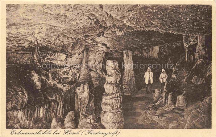 Hasel Baden Hasler Hoehle BW Erdmannshoehle Fuerstengruft
