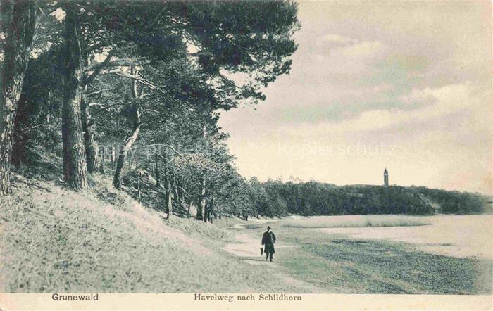 Grunewald   Wilmersdorf BERLIN Havelweg nach Schildhorn