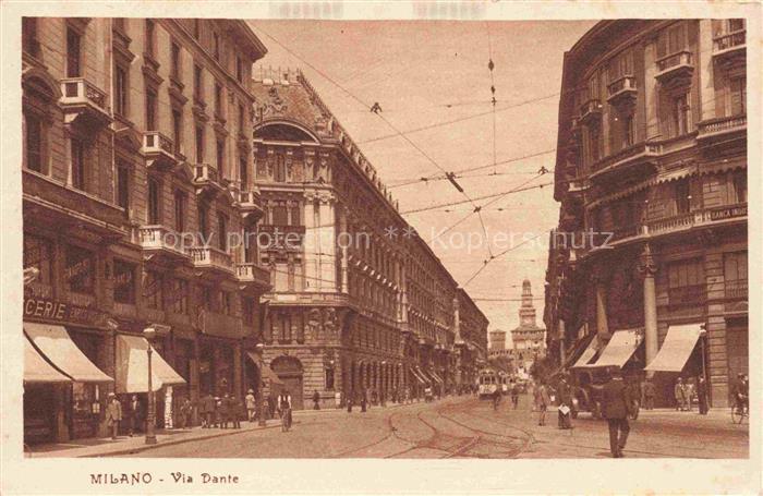 MILANO Mailand IT Via Dante