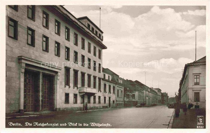 BERLIN  CITY Reichskanzlei Wilhelmstrasse