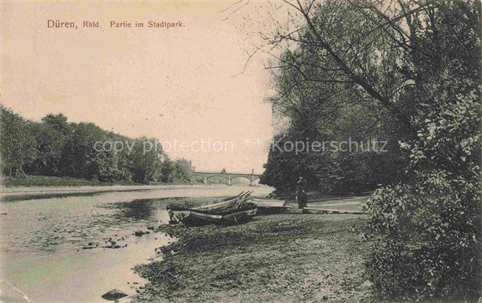 Dueren Rheinland NRW Partie im Stadtpark