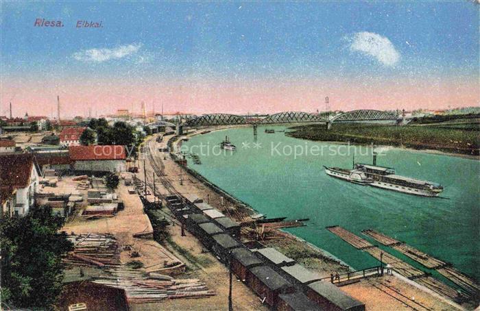 Riesa Sachsen Elbkai