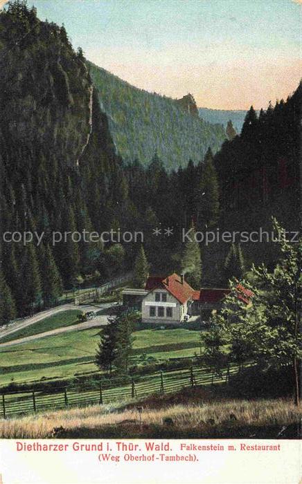 Dietharzergrund Tambach-Dietharz Falkenstein mit Restaurant