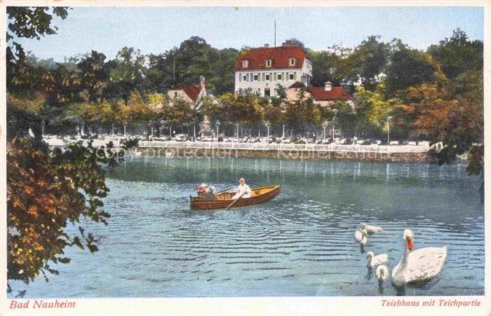 BAD NAUHEIM Teichhaus mit Teichpartie