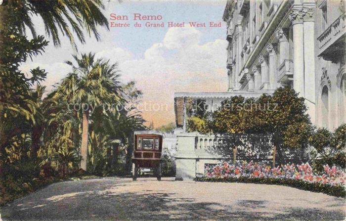 San Remo SANREMO Liguria IT Entree du Grand Hotel West End