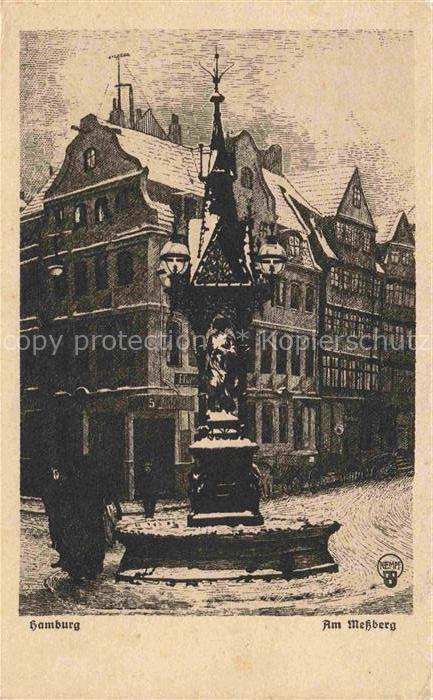 HAMBURG  CITY Am Messberg Brunnen