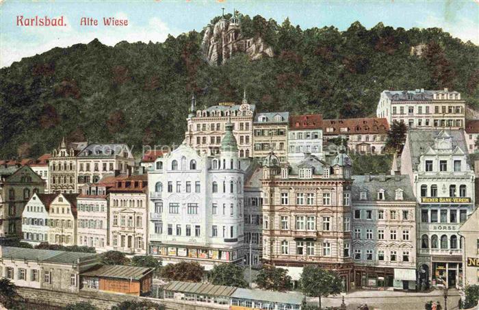 Karlsbad Eger KARLOVY VARY CZ Alte Wiese