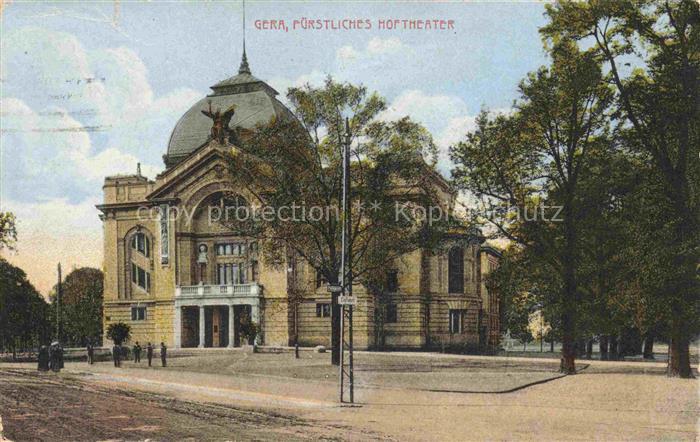 GERA Thueringen Fuerstliches Hof Theater