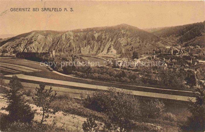 Obernitz Saalfelder Hoehe Thueringen Panorama