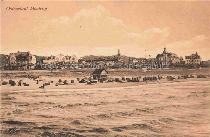 MISDROY Ostseebad Miedzyzdroje PL Strandpartie