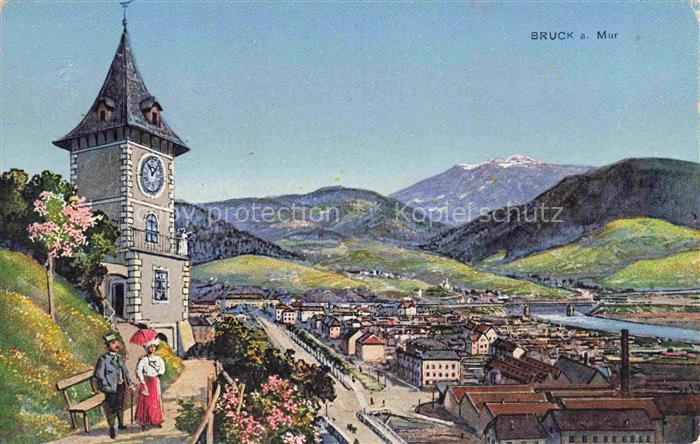 Bruck Mur AT Panorama Turm