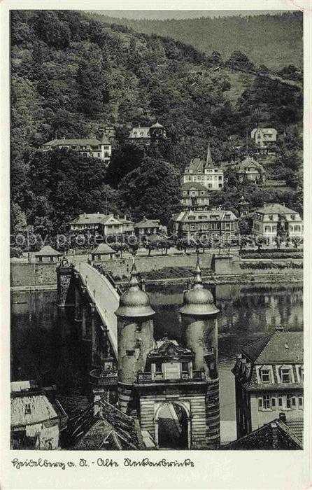 HEIDELBERG Neckar Alte Stadttorbruecke