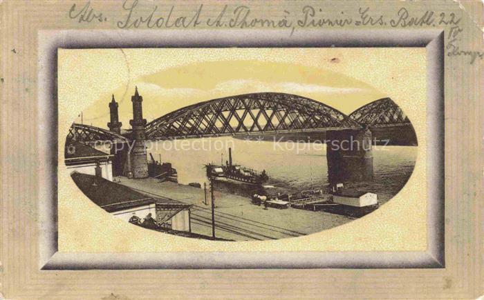 Riesa Sachsen Bruecke Elbepartie