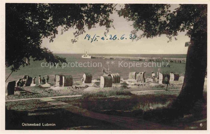 LUBMIN Ostseebad Strand Mole