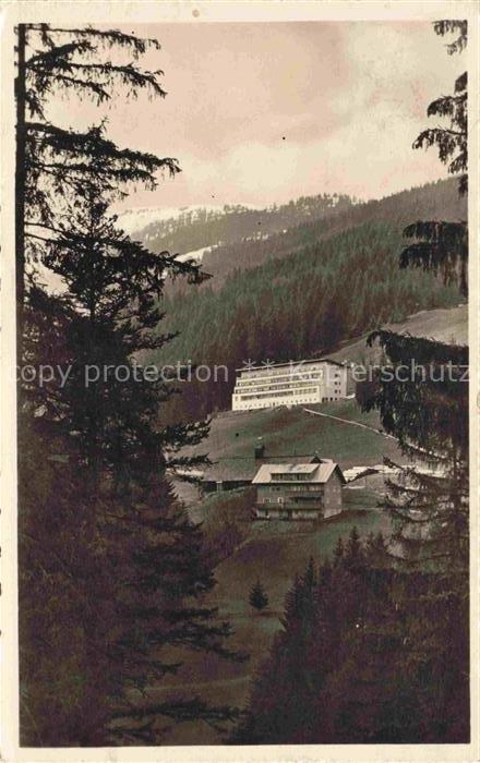 Riezlern Kleinwalsertal Vorarlberg Klinik Kuranstalt Dr Backer