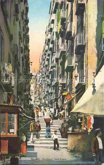 NAPOLI Neapel Naples IT Gradoni di Chiaia