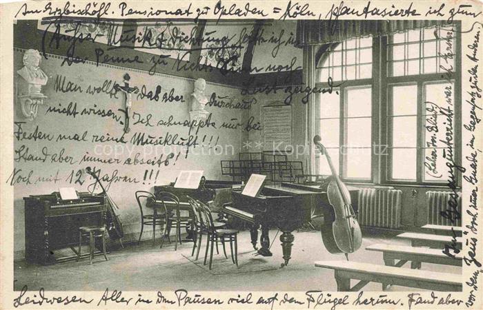 ETTAL Garmisch-Partenkirchen Lehr und Erziehungsanstalt Musiksaal