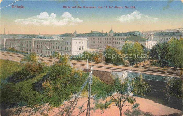 Doebeln Sachsen Kasernen des II. Inf Regts No 139