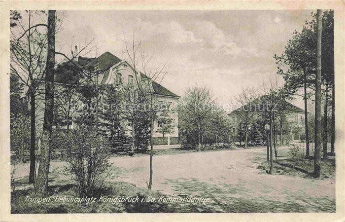 Koenigsbrueck Sachsen Truppenuebungsplatz Kommandantur