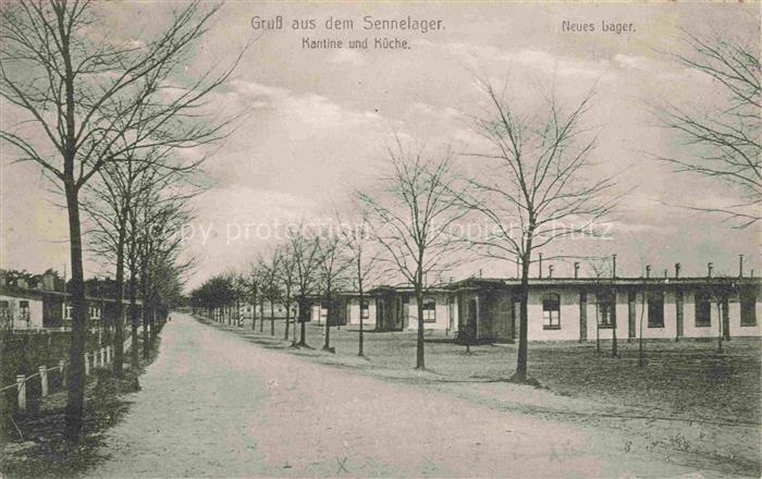 Sennelager Paderborn Militaercamp Kantine und Kueche Neues Lager