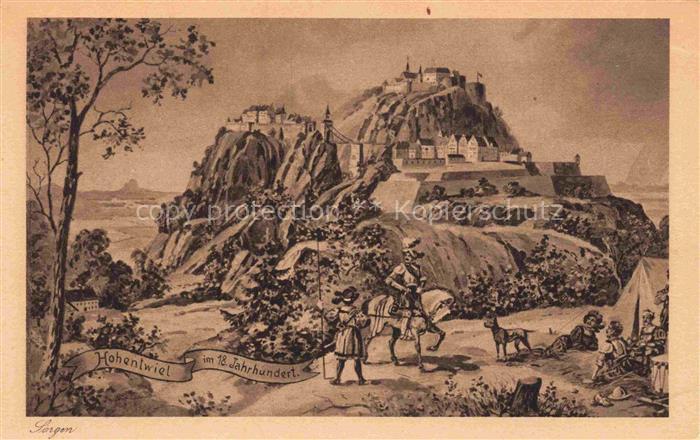 SINGEN Hohentwiel Motiv