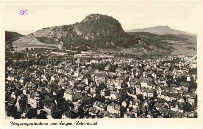 SINGEN Hohentwiel Fliegeraufnahme