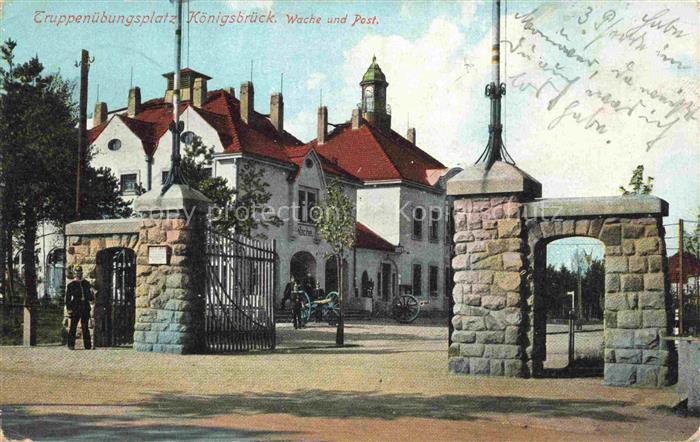 Koenigsbrueck Sachsen Truppenuebungsplatz Wache und Post