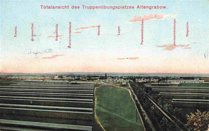 Altengrabow  Alten-Grabow Kaserne Jerichower Land Truppenuebungsplatz Totalansic