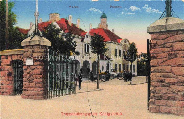 Koenigsbrueck Sachsen Truppenuebungsplatz Wache Postamt