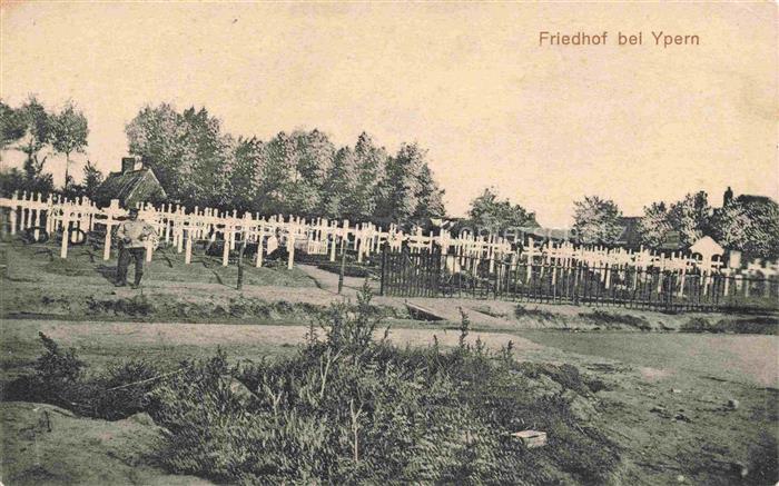 Ypern Ypres Ieper Belgie Soldatenfriedhof