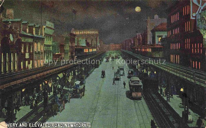 NEW YORK City USA Wery and Elevated Road