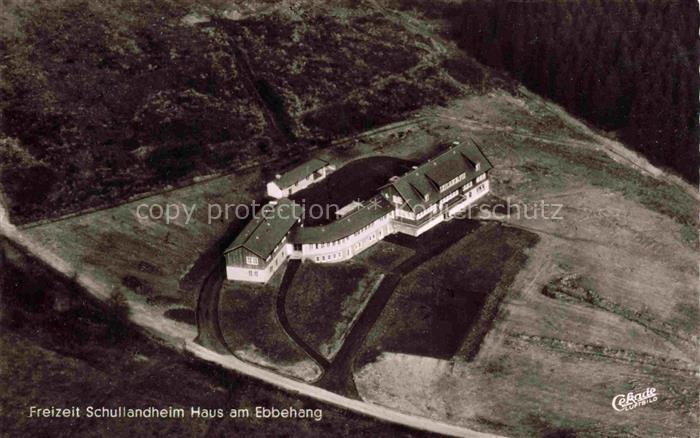 Meinerzhagen NRW Schullandheim Haus am Ebbehang Fliegeraufnahme