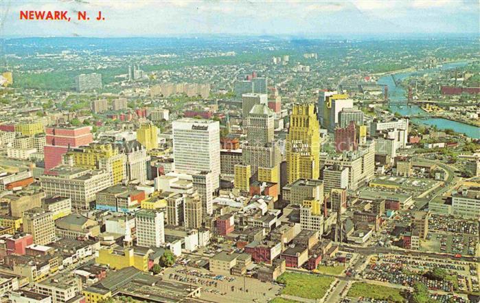 Newark New Jersey USA Fliegeraufnahme