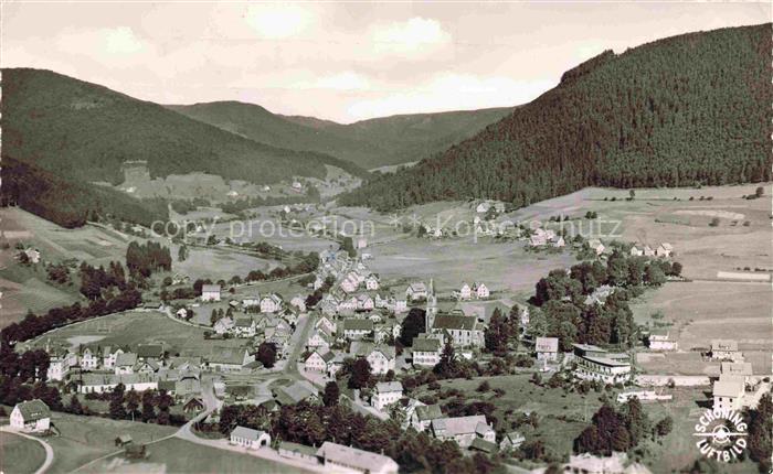 Mitteltal Schwarzwald Fliegeraufnahme