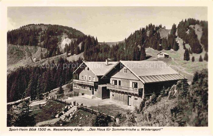 Nesselwang Allgaeu Bayern Sportheim Boeck