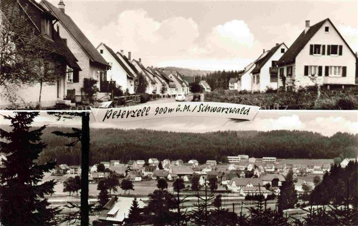 Peterzell Alpirsbach Freudenstadt BW Ortspartie Panorama
