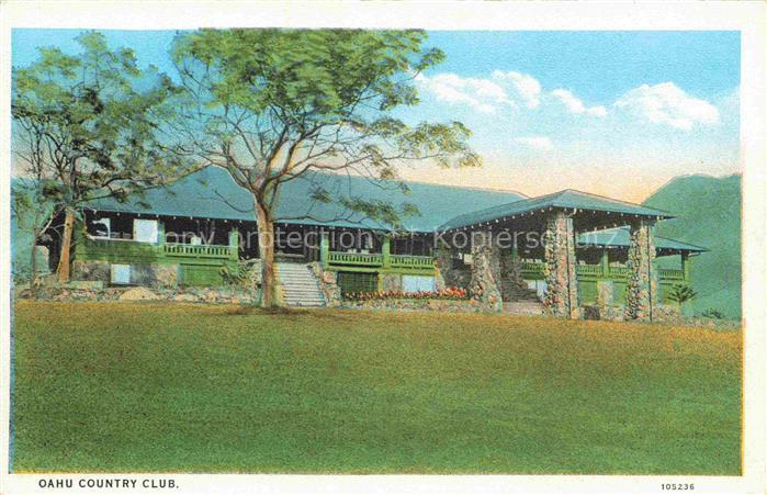 Honolulu Hawaii USA Oahu Country Club