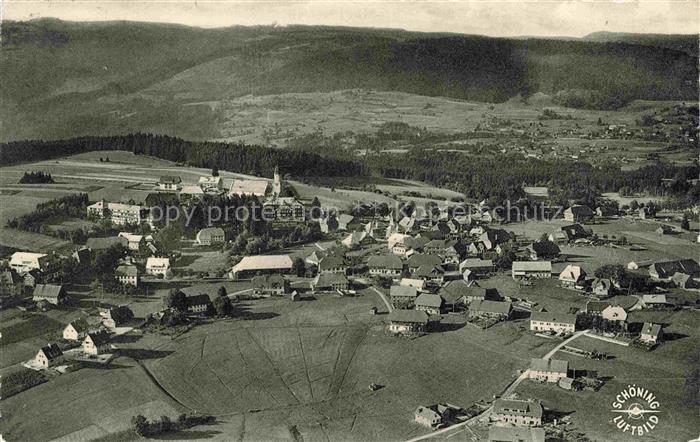 Hoechenschwand Schwarzwald BW Fliegeraufnahme
