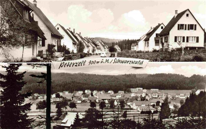Peterzell Alpirsbach Freudenstadt BW Ortspartie Panorama