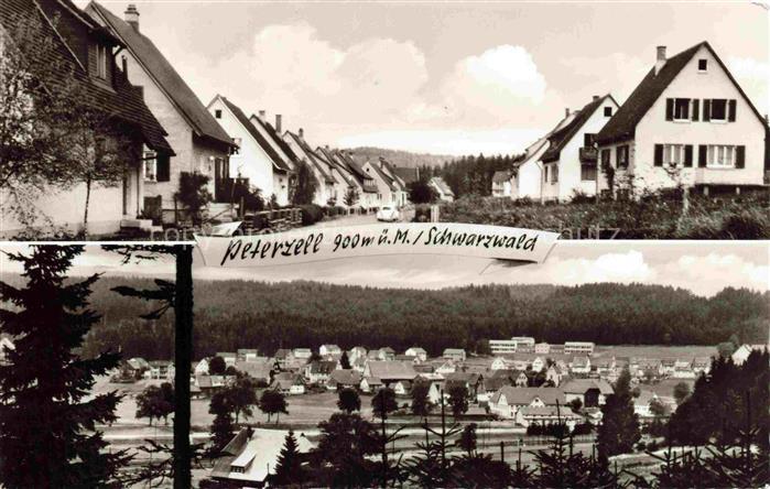 Peterzell Alpirsbach Freudenstadt BW Ortspartie Panorama