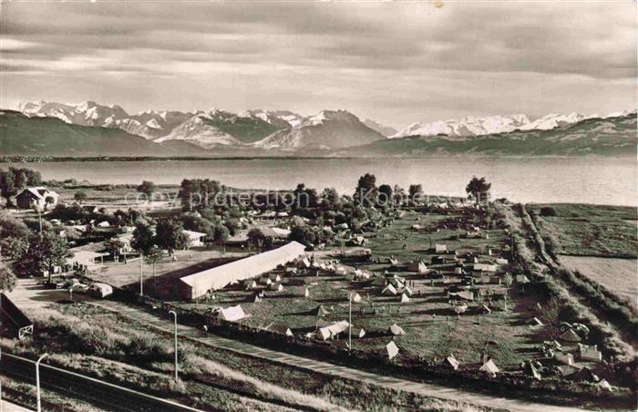 Zech Lindau Bodensee Fliegeraufnahme mit oesterreicher und Schweizer Alpen