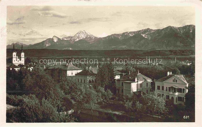 VILLACH Kaernten AT Blick vom Parkhotel