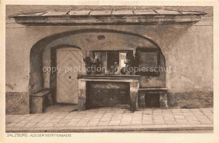 SALZBURG  AT Aus der Gastaettengasse