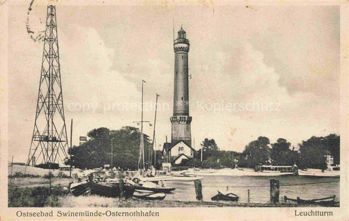 OSTERNOTHAFEN Swinemuende PL Leuchtturm