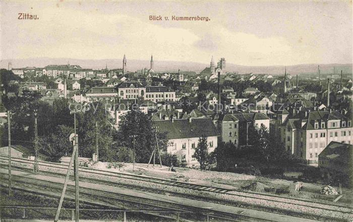 Zittau Sachsen Blick vom Kummersberg